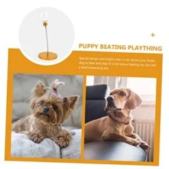 POPETPOP 2pcs Slow Food Ball Automatic Pet Feeders Dog Food Automatic Feeder Puppy Dog Dog Training Exercise Slow Feed Bowl Puppy Dog Treat Dog Treats Dispensing Ball Yellow -Dog Supply Store 412JBTgAWpL