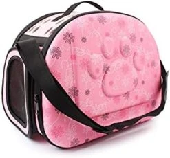 LEFEDA Portable Pet Breathable Shoulder Bag Handbag Space Cats Dogs Backpack Pet Bag Outdoor Folding Travel Shoulder Bag Cats Dogs Pet Backpack Carrier (Color : Pink) -Dog Supply Store 412Tdrzq8vL. AC