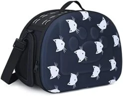 LEFEDA Travel Pet Bag Cat Flower Carriers Bags Breathable Pink Folding Small Dog Outdoor Shoulder Bag Folding Cats Pet Carrying Pet Backpack Carrier (Color : Pink) -Dog Supply Store 412Ylpbd15L. AC