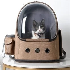 LEFEDA Cat Carrier Backpack Space Capsule Bubble Breathable Portable Pet Backpack Cat For Small Dogs Backpack Carrier Travel And Hiking Pet Backpack Carrier (Color : A, Size : L) 14 LEFEDA Cat Carrier Backpack Space Capsule Bubble Breathable Portable Pet Backpack Cat For Small Dogs Backpack Carrier Travel And Hiking Pet Backpack Carrier (Color : A, Size : L) -Dog Supply Store 412rZqT31iL