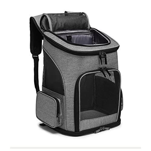 LEFEDA Fodable Pet Carrier Bag Breatheable Mesh Dog Backpack For Cats Dogs Puppy Durable Oxford Cloth Outdoor Travel Bag Pet Products Pet Backpack Carrier (Color : Gray) 6 LEFEDA Fodable Pet Carrier Bag Breatheable Mesh Dog Backpack For Cats Dogs Puppy Durable Oxford Cloth Outdoor Travel Bag Pet Products Pet Backpack Carrier (Color : Gray) - Image 4