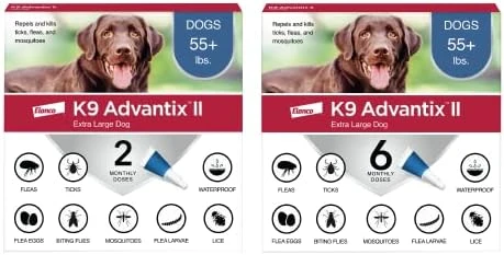 K9 Advantix II XL Dog Vet-Recommended Flea, Tick & Mosquito Treatment & Prevention | Dogs Over 55 Lbs. | 2-Mo Supply 13 K9 Advantix II XL Dog Vet-Recommended Flea, Tick & Mosquito Treatment & Prevention | Dogs Over 55 Lbs. | 2-Mo Supply - Image 11