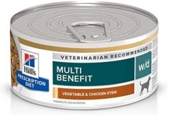 Hill's Prescription Diet W/d Multi-Benefit Digestive/Weight/Glucose/Urinary Management With Chicken Wet Dog Food, Veterinary Diet, 13 Oz. Cans, 12-Pack -Dog Supply Store 413rlWX9sYL. AC