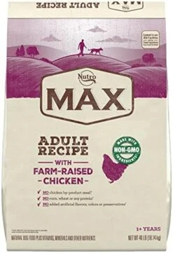 Nutro MAX Adult Recipe Dry Dog Food With Farm Raised Chicken, 12 LB Bag 17 Nutro MAX Adult Recipe Dry Dog Food With Farm Raised Chicken, 12 LB Bag -Dog Supply Store 413vb44aOdL. AC