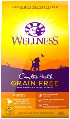 Wellness Complete Health Natural Grain Free Dry Puppy Food, Chicken & Salmon, 24-Pound Bag 9 Wellness Complete Health Natural Grain Free Dry Puppy Food, Chicken & Salmon, 24-Pound Bag - Image 7