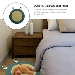 POPETPOP Dog Birthday Dog Birthday Dog Birthday Dog Birthday Puppy Indoor Cooling Cushion Summer Kitten Rattan Mat Doghouse Sleeping Pad Dog Food Mat Dog Food Mat Dog Food Mat Dog Food Mat -Dog Supply Store 414u2URH8fL