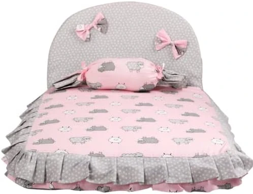 Dog Lovely Bed Comfortable Warm Pet House Print Fashion Cushion For Pet Sofa Kennel Puppy Mat Pad Bed (S, Blue) 8 Dog Lovely Bed Comfortable Warm Pet House Print Fashion Cushion For Pet Sofa Kennel Puppy Mat Pad Bed (S, Blue) - Image 6