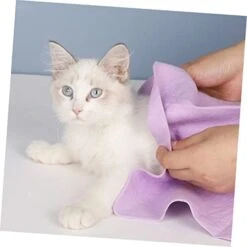 Ipetboom 10 Pcs Cat Bath Towel Quick Dry Towel Microfiber Towel Soft Towels Wearable Dog Towel Dry Pet Bath Towels Microfiber Bath Dog Towel Pet Absorbent Towel Bathing Cat Towel Supplies -Dog Supply Store 415eOShlO1L
