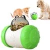 Dog And Cat Toys Pet Feeder Dog Educational Toys Pet Feeder Food Overflow Device Tumbler ABS Material Allows Cats And Dogs To Eat Slowly To Help Pets Digest (Green) 2 Dog And Cat Toys Pet Feeder Dog Educational Toys Pet Feeder Food Overflow Device Tumbler ABS Material Allows Cats And Dogs To Eat Slowly To Help Pets Digest (Green) -Dog Supply Store 415h5GidZWS