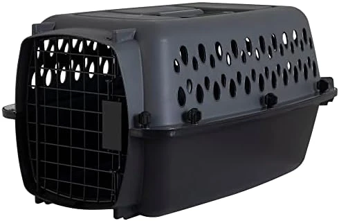 Petmate Pet Porter Dog Kennel 23", Dark Gray & Black, For Pets Up To 15lbs 8 Petmate Pet Porter Dog Kennel 23", Dark Gray & Black, For Pets Up To 15lbs - Image 6