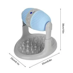 Pet Chewing Toy, Dog Training Leakage Food Toy TPR Ball Rolling Slow Feeder Food Bowl For Cat Dog(Blue) -Dog Supply Store 416YkNSX49L