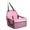 Guohanfsh Pet Dog Carrier Mesh Anti-Scratch Bag Bone Paw Car Booster Seat Cover Pink 1 Guohanfsh Pet Dog Carrier Mesh Anti-Scratch Bag Bone Paw Car Booster Seat Cover Pink -Dog Supply Store 418EmKq0yML