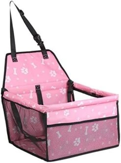 Guohanfsh Pet Dog Carrier Mesh Anti-Scratch Bag Bone Paw Car Booster Seat Cover Pink 13 Guohanfsh Pet Dog Carrier Mesh Anti-Scratch Bag Bone Paw Car Booster Seat Cover Pink -Dog Supply Store 418EmKq0yML. AC