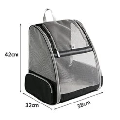 AYENCI Pet Backpack, Pet Carrier Bag Cat Backpack Breathable Cat Carrier For Cats Small Dogs Travel Portable Shoulder Backpack Carrying Pet Supplies (Color : Pink) 16 AYENCI Pet Backpack, Pet Carrier Bag Cat Backpack Breathable Cat Carrier For Cats Small Dogs Travel Portable Shoulder Backpack Carrying Pet Supplies (Color : Pink) -Dog Supply Store 418egziszXL