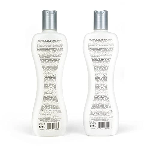 BioSilk For Dogs Silk Therapy Detangling Shampoo And Conditioner Bundle, 12 Fl Oz Each | Matted Hair Dog Detangler, Dog Detangling Shampoo & Conditioner | Sulfate And Paraben Free, Made In The USA 4 BioSilk For Dogs Silk Therapy Detangling Shampoo And Conditioner Bundle, 12 Fl Oz Each | Matted Hair Dog Detangler, Dog Detangling Shampoo & Conditioner | Sulfate And Paraben Free, Made In The USA - Image 2