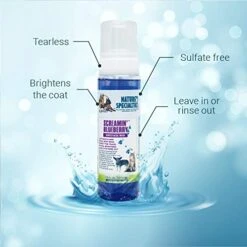 Nature's Specialties Screamin' Blueberry Dog Gentle Facial Wash For Pets, Natural Choice Of Professional Groomers, Optical Brightener, Made In USA, 7.5 Oz -Dog Supply Store 419iPjmqUvL