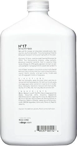 Isle Of Dogs Coature No. 17 Copper Coat Evening Primrose Oil Dog Shampoo For Brown Dogs, 1 Liter -Dog Supply Store 41A0kxJ8y5L