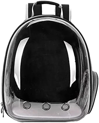 LEFEDA Portable Carrier Transparent Space Ventilate Capsule Bubble Backpack Portable Pet Travel Backpack For Cats Small Dogs Pet Backpack Carrier (Color : Black) 8 LEFEDA Portable Carrier Transparent Space Ventilate Capsule Bubble Backpack Portable Pet Travel Backpack For Cats Small Dogs Pet Backpack Carrier (Color : Black) - Image 6