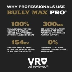 Bully Max Protein Powder For Dogs | Supports Muscle Building & Muscle Gain | #1-Rated Performance Brand Since 2009 | For Dogs Of All Ages | 368 Grams -Dog Supply Store 41AJxieuAEL