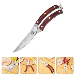 Luxshiny Kitchen Shears Heavy Duty Heavy Duty Shears Stainless Steel Food Scissor Chicken Bone Fish Bone Scissor Handle Food Shear Kitchen Shear Shears Heavy Duty -Dog Supply Store 41AKuKPnKVL