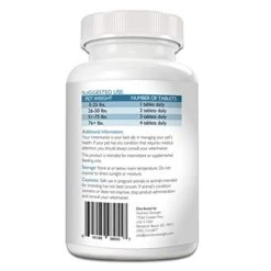 Nutrition Strength Dog Seizure Support, Supplement For Epilepsy In Dogs, With Organic Valerian Root, Chamomile And Blue Vervain, Plus L-Tryptophan Dog Stress And Anxiety Aid, 120 Chewable Tablets -Dog Supply Store 41BKR8rPNyL