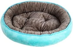 SONGBIRDTH Lovely Bear Paw Shape Dog Cats Pet Cushion Bed Warm Plush Soft Nests Kennel,Breathable Cotton Blend,Removable Easy To Clean Lake Blue M -Dog Supply Store 41CNcEowtJL. AC 1