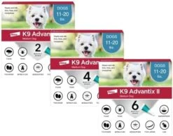 K9 Advantix II Medium Dog Vet-Recommended Flea, Tick & Mosquito Treatment & Prevention | Dogs 11-20 Lbs. | 2-Mo Supply -Dog Supply Store 41CPWRT33DL. AC