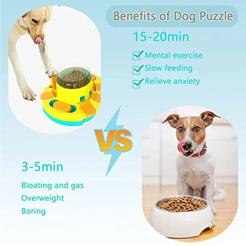 Kubatis Dog Puzzle Toys Level 3 2 1, Dog Treat Puzzle Slow Feeder, Interactive Enrichment Toys For Large/Medium/Small And Smart Dog, Dog Food Dispenser For Boredom And Mental Stimulation (Blue). 6 Kubatis Dog Puzzle Toys Level 3 2 1, Dog Treat Puzzle Slow Feeder, Interactive Enrichment Toys For Large/Medium/Small And Smart Dog, Dog Food Dispenser For Boredom And Mental Stimulation (Blue). - Image 4