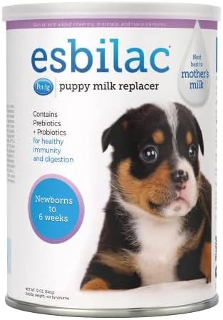 PetAg Esbilac Puppy Milk Replacer Powder - With Prebiotics, Probiotics & Vitamins For Newborn Puppies - 12 Oz Powdered Drink Mix 9 PetAg Esbilac Puppy Milk Replacer Powder - With Prebiotics, Probiotics & Vitamins For Newborn Puppies - 12 Oz Powdered Drink Mix - Image 7