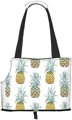 Mqgmz Fashion Pineapples Print Pet Carrier Tote Bag With Pocket Safety - Amazing Design 29 Mqgmz Fashion Pineapples Print Pet Carrier Tote Bag With Pocket Safety - Amazing Design -Dog Supply Store 41EzLnZBcyL. AC
