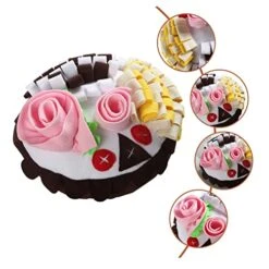 POPETPOP Cake Smell Pad Dogman Toys Dog Treat Dispenser Toy Food Decor Dog Foraging Mat Pet Blanket Cat Bowl Blanket Pet Foraging Mat Pet Accessory Adorable Sniffle Blanket Puppy Decorate -Dog Supply Store 41F05DE1EDL