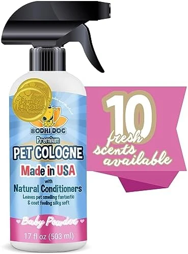 Bodhi Dog Natural Pet Cologne | Premium Scented Perfume Body Spray For Dogs And Cats | Clean And Fresh Scent | Natural Conditioning Qualities | Made In USA (Baby Powder, 4 Fl Oz) 9 Bodhi Dog Natural Pet Cologne | Premium Scented Perfume Body Spray For Dogs And Cats | Clean And Fresh Scent | Natural Conditioning Qualities | Made In USA (Baby Powder, 4 Fl Oz) - Image 7