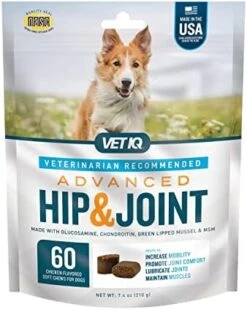 VetIQ Hip & Joint Supplement For Dogs, Anti Inflammatory Joint Support, Glucosamine, MSM, And Krill, Chicken Flavored Soft Chews, 180 Count 20 VetIQ Hip & Joint Supplement For Dogs, Anti Inflammatory Joint Support, Glucosamine, MSM, And Krill, Chicken Flavored Soft Chews, 180 Count -Dog Supply Store 41F9Twt1BL. AC