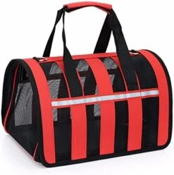 LEFEDA Pet Carrier Bag Portable Dog Carrier Bag Breathable Carry Bags Reflective Stripe For Small Dogs Cats Bag Travel Pet Bag Carrying Pet Backpack Carrier (Color : Green) -Dog Supply Store 41FnUuPpl3L. AC