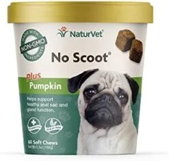 NaturVet - No Scoot For Dogs - 120 Soft Chews - Plus Pumpkin - Supports Healthy Anal Gland & Bowel Function - Enhanced With Beet Pulp & Psyllium Husk 18 NaturVet - No Scoot For Dogs - 120 Soft Chews - Plus Pumpkin - Supports Healthy Anal Gland & Bowel Function - Enhanced With Beet Pulp & Psyllium Husk -Dog Supply Store 41GCbpSUgL. AC