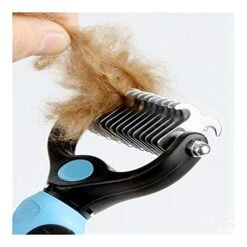 YangYan Dog Cat Trimmer Comb Rake Pet Fur Knot Cutter Remove Rake Comb Pets Brush Dematting Grooming Deshedding Tool (Color : Blue, Size : S) -Dog Supply Store 41GfbBRSRfL