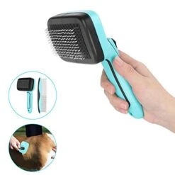 SAZAO Pet Removal Brush Pet Comb Retractable Slicker Dogs Cats Automatic Hair Removal 10 SAZAO Pet Removal Brush Pet Comb Retractable Slicker Dogs Cats Automatic Hair Removal -Dog Supply Store 41H0yYmy5FL