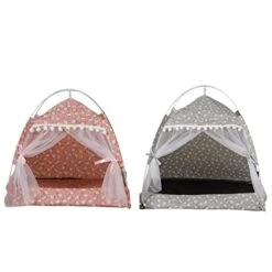 LEFEDA Pet Bed Pet Tent Bed For Cat House Cozy Pet Products Accessories Nest Comfy Calming Cat Beds For Small Dogs Tent Hammock Pets Supplies (Color : Q) -Dog Supply Store 41HKNYvzRkL