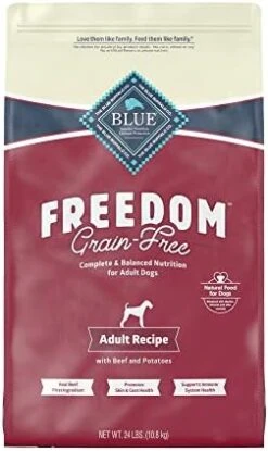 Blue Buffalo Freedom Grain Free Natural Adult Dry Dog Food, Beef 4-lb 15 Blue Buffalo Freedom Grain Free Natural Adult Dry Dog Food, Beef 4-lb -Dog Supply Store 41HiPuofNEL. AC