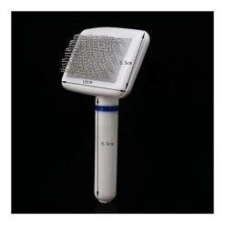 YangYan Pet Dog Cat Puppy Hair Shedding Grooming Trimmer Fur Comb Brush Slicker Tool (Color : White, Size : 55 X 100mm Approx)