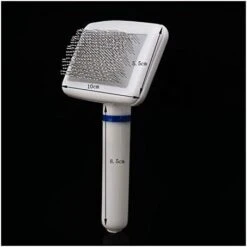 YangYan Pet Dog Cat Puppy Hair Shedding Grooming Trimmer Fur Comb Brush Slicker Tool (Color : White, Size : 55 X 100mm Approx) -Dog Supply Store 41IdIjEq4XL. AC