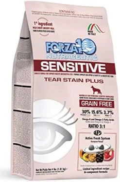 Forza10 Sensitive Tear Stain Remover Dry Dog Food, Grain Free Reduce Tear Stains Dog Eye Care Tear Stain Remover Vet Recommended, Dog Tear Stain 4 Pounds Adult Dogs 15 Forza10 Sensitive Tear Stain Remover Dry Dog Food, Grain Free Reduce Tear Stains Dog Eye Care Tear Stain Remover Vet Recommended, Dog Tear Stain 4 Pounds Adult Dogs -Dog Supply Store 41J9paTs3vL. AC