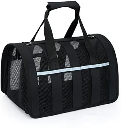 LEFEDA Dog Soft-Sided Travel Carrier Portable Pet Dog Cat Airline Bags Mesh Window Travelling Carrying Bag For Small Medium Dog Pet Backpack Carrier (Color : Greed) 10 LEFEDA Dog Soft-Sided Travel Carrier Portable Pet Dog Cat Airline Bags Mesh Window Travelling Carrying Bag For Small Medium Dog Pet Backpack Carrier (Color : Greed) - Image 8