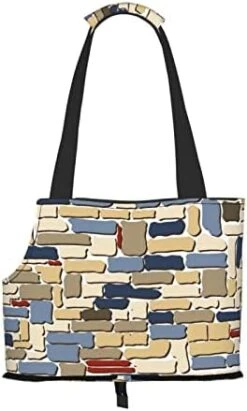 Dog Tote Bag Compatible With Hamburger Junk Food, Pet Purse Carrier For Small Dogs Pocket Bag, Shoulder Handles, Safety Tether, Pet Collapsible Tote Bag For Shopping, Subway -Dog Supply Store 41L60m9Tq4L. AC