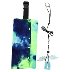 Bearded Sling Carrier 1 Set Lizard Bag Travel Hammock Tank Set Travel Sling Bearded Dragon Carrier Adjustable Lizards Sling Carrier Reptile Carry Bag Travel Lizard Leash Food