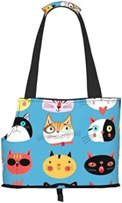 Dog Purse Carrier Compatible With Hamburger Junk Food For Small Dogs With Safety Tether, Soft-Sided Small Dog Carrier For Small Medium Pet Cat Outdoor Shopping Tote Bag -Dog Supply Store 41LLkjGUWqL. AC