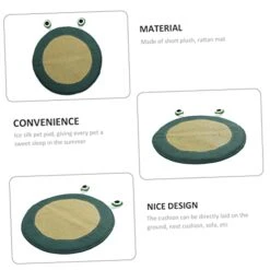Balacoo Kennel Mat Bedding For Guinea Pigs Summer Dog Pad Doghouse Cooling Mat Dog Straw Mat Summer Pet Mat Pet Sleeping Cushion Dog Sleeping Mat Short Plush Green The Cat Lining -Dog Supply Store 41Lx5ruNsAL