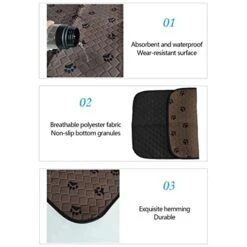 YECHUN Pee Pads | Leakproof Reusable Pee Pads For Dogs, Highly Absorbent, Machine Washable | Universal Portable Dog Potty Training Mat For Home Travel, Pet Supplies -Dog Supply Store 41M62EfmcaL