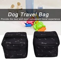 Pet Food Carrier, Multi Function Pockets Dog Travel Bag Anti Scratch For Outdoor -Dog Supply Store 41MMXqxu62L