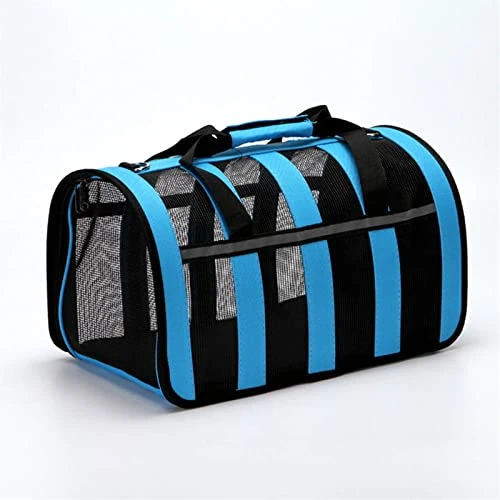 LEFEDA Dog Soft-Sided Travel Carrier Portable Pet Dog Cat Airline Bags Mesh Window Travelling Carrying Bag For Small Medium Dog Pet Backpack Carrier (Color : Greed) 6 LEFEDA Dog Soft-Sided Travel Carrier Portable Pet Dog Cat Airline Bags Mesh Window Travelling Carrying Bag For Small Medium Dog Pet Backpack Carrier (Color : Greed) - Image 4